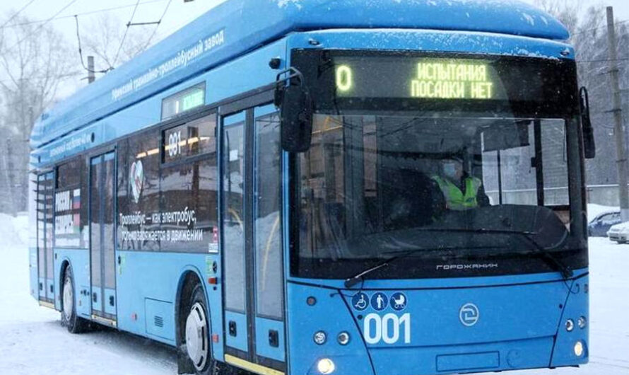 Новый троллейбусный маршрут №35 запустили на площади Маркса в Новосибирске