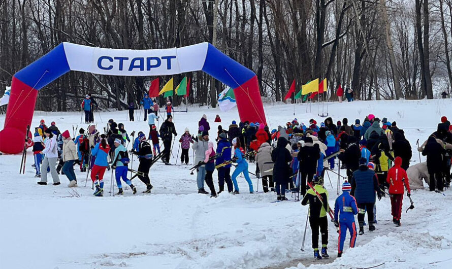 Бесплатную лыжню открыли в новосибирском парке «Арена»