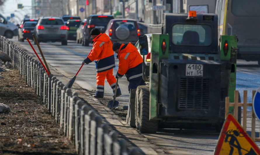 Дорожные рабочие отказываются работать за 70 тыс. руб. в Новосибирске