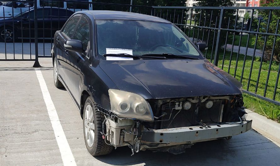 Первый бесхозный автомобиль доставили на муниципальную спецплощадку для автохлама
